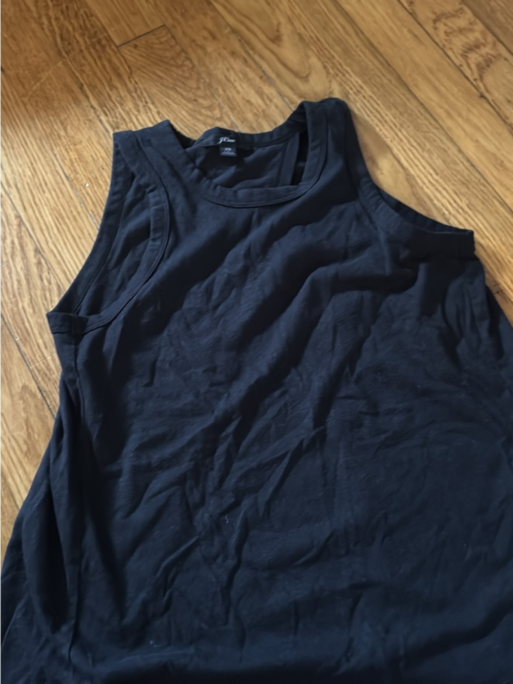 J. Crew Black Sleeveless open back Tank